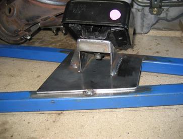 Fabricated engine mounts also strengthen the lower rails.